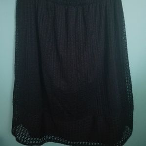 Black Lace Skirt